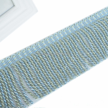 Accessoires de rideau de canapé à franges en corde torsadée